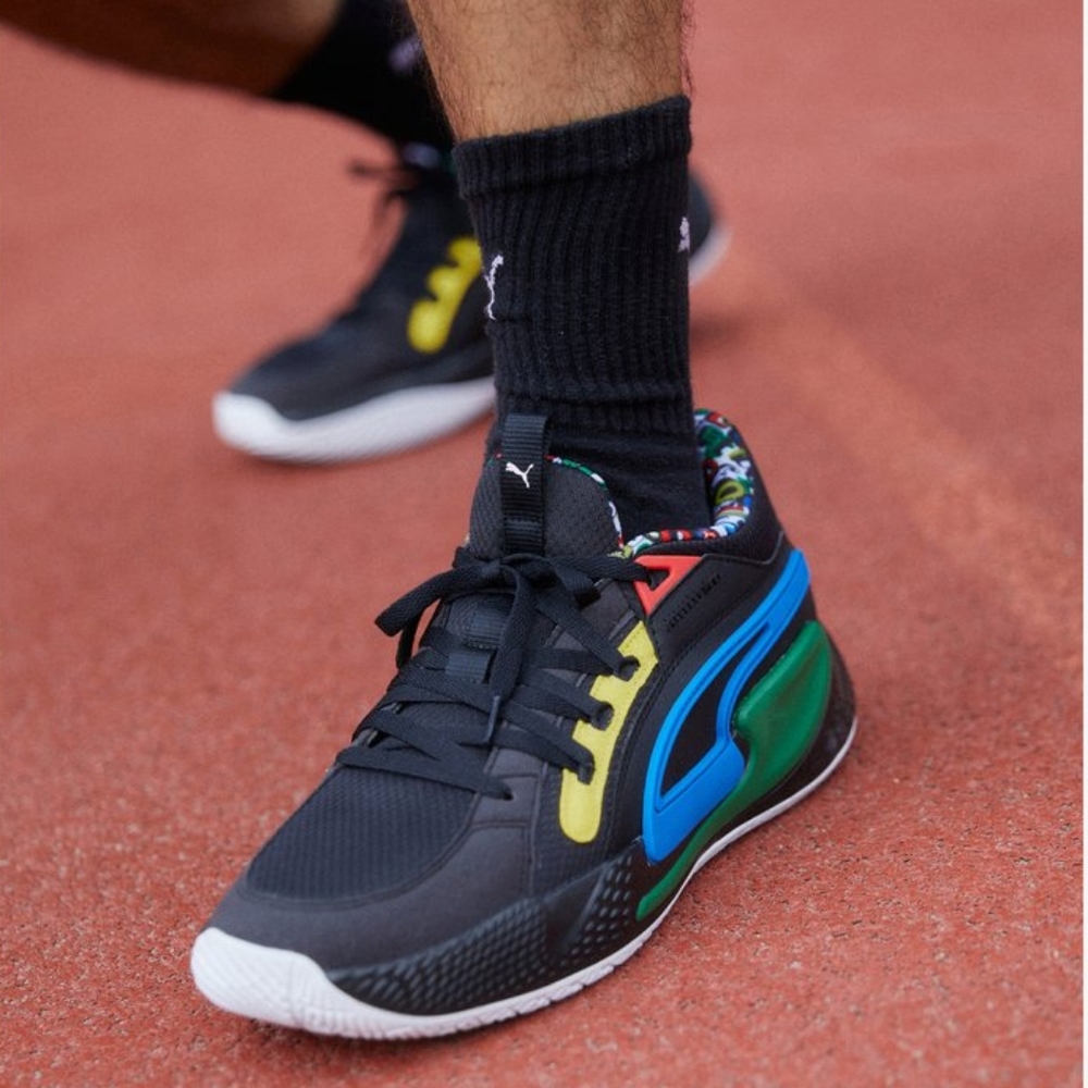 Men's Puma Court Rider Chaos 'Trash Talk - Black'